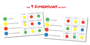 9 Dimensions Team Building Activity