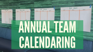 Annual Team Calendaring Activity