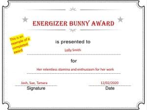 Rewards Certification Schema